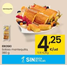 Oferta de Eroski - Sobao Mantequilla por 4,25€ en Eroski