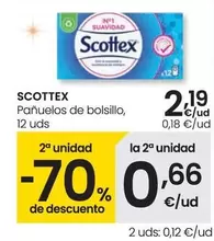 Oferta de Scottex - Pañuelos De Bolsillo por 2,19€ en Eroski