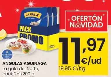 Oferta de La Gula del Norte - Angulas Aguinaga por 11,97€ en Eroski