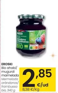 Oferta de Eroski - Mermelada Arándanos/ Frambuesa Bio por 2,85€ en Eroski