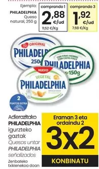 Oferta de Philadelphia - Queso Natural por 2,88€ en Eroski