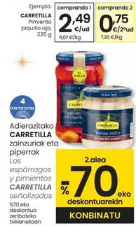 Oferta de Carretilla - Pimiento Piquillo por 2,49€ en Eroski