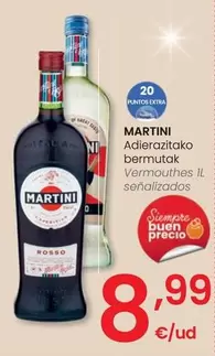 Oferta de Martini - Vermouthes Señalizados  por 8,99€ en Eroski