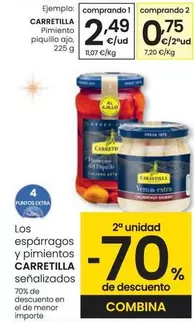 Oferta de Carretilla - Pimiento Piquillo por 2,49€ en Eroski