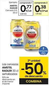 Oferta de Amstel - Cerveza 0.0 por 0,77€ en Eroski