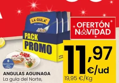 Oferta de Angulas De Aguinaga - La Gula Del Norte por 11,97€ en Eroski