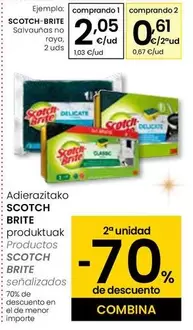 Oferta de Scotch-Brite - Salvaunas No Roya por 2,05€ en Eroski