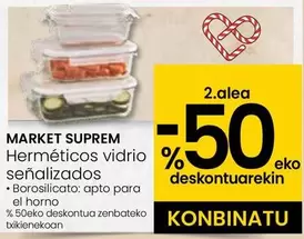 Oferta de Market Suprem - Herméticos Vidrio en Eroski