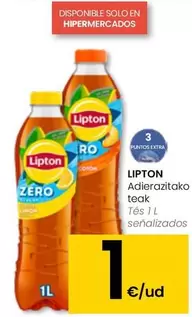 Oferta de Lipton - Tés  por 1€ en Eroski