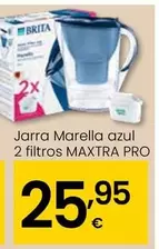 Oferta de Brita - Jarra Marella Azul 2 Filtros Maxtra Pro por 25,95€ en Eroski