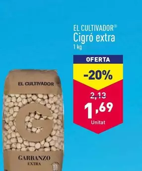 Oferta de El Cultivador - Garbanzo Extra por 1,69€ en ALDI