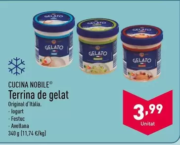 Oferta de Cucina Nobile - Tarrinas De Helado por 3,99€ en ALDI