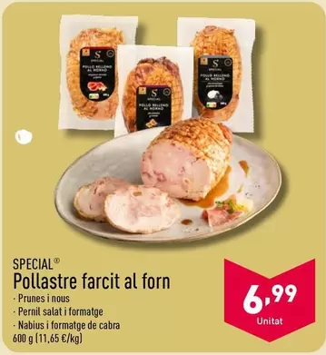 Oferta de Special - Pollo Relleno Al Horno por 6,99€ en ALDI