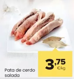 Oferta de Pata De Cerdo Salada por 3,75€ en Autoservicios Familia