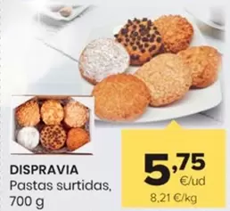 Oferta de Dispravia - Pastas Surtidas por 5,75€ en Autoservicios Familia