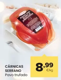 Oferta de Cárnicas Serrano - Pavo Trufado por 8,99€ en Autoservicios Familia