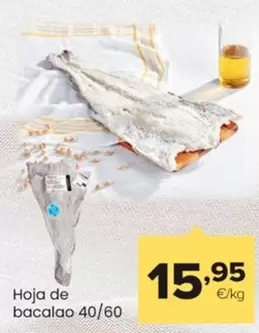 Oferta de Hoja De Bacalao por 15,95€ en Autoservicios Familia