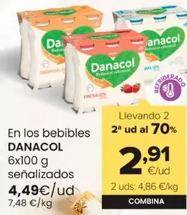 Oferta de Danacol - En Los Bebibles por 4,49€ en Autoservicios Familia