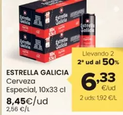 Oferta de Estrella Galicia - Cerveza Especial por 8,45€ en Autoservicios Familia