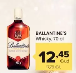 Oferta de Ballantine's - Whisky por 12,45€ en Autoservicios Familia