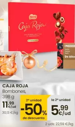 Oferta de Caja Roja - Bombones por 11,99€ en Eroski