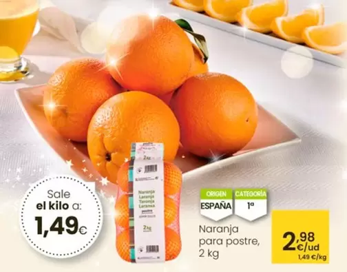 Oferta de Naranja Para Postre por 2,98€ en Eroski