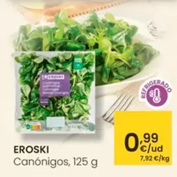 Oferta de Eroski - Canónigos por 0,99€ en Eroski