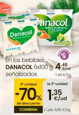 Oferta de Danacol - En Los Bebibles por 4,49€ en Eroski