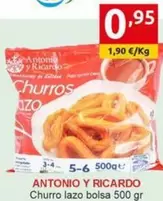 Oferta de Antonio y Ricardo - Churro Lazo Bolsa por 0,95€ en Supermercados Extremadura