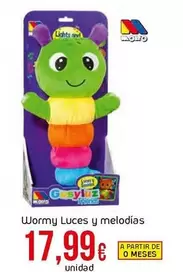 Oferta de Molto - Wormy Luces Y Melodia por 17,99€ en Froiz