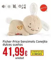 Oferta de Fisher-Price - Sensimals Conejito Dulces Sueños por 41,99€ en Froiz