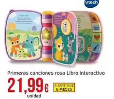 Oferta de Vtech - Primeras Canciones Rosa Interactivo por 21,99€ en Froiz