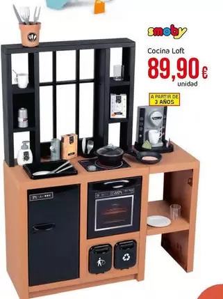 Oferta de Smoby - Cocina Loft por 89,9€ en Froiz