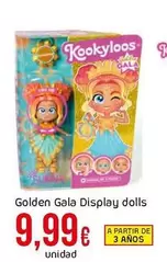 Oferta de KookyLoos - Golden Gala Display Dolls por 9,99€ en Froiz