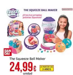 Oferta de Bandai - The Squeeze Ball Maker por 24,99€ en Froiz