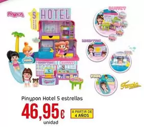 Oferta de PinyPon - Hotel 5 Estrellas por 46,95€ en Froiz