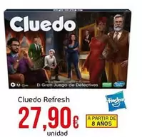 Oferta de Hasbro - Cluedo Refresh por 27,9€ en Froiz