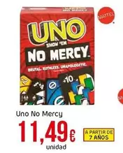 Oferta de Uno - Uno No Mercy por 11,49€ en Froiz