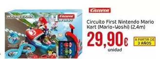 Oferta de Nintendo SWITCH - Circuito First Mario Kart por 29,9€ en Froiz