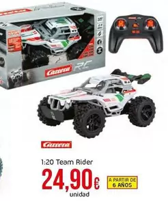 Oferta de Carrera - 1:20 Team Rider por 24,9€ en Froiz