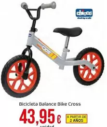 Oferta de Cross - Bicicleta Balance Bike por 43,95€ en Froiz