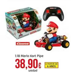 Oferta de Carrera - 1:18 Mario Kart Pipe por 38,9€ en Froiz