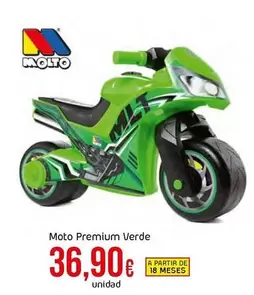 Oferta de Molto - Moto Premium Verde por 36,9€ en Froiz