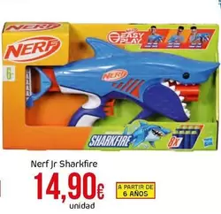 Oferta de Nerf -  Jr Sharkfire por 14,9€ en Froiz