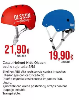 Oferta de Kids - Casco Helmet  Olsson por 21,9€ en Froiz