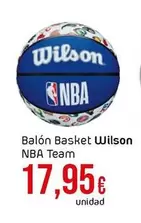 Oferta de Wilson - Balon Basket  Nba Team por 17,95€ en Froiz