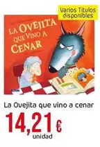 Oferta de La Ovejita Que Vino A Cenar por 14,21€ en Froiz