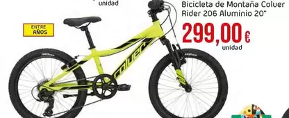 Oferta de Bicicleta De Montaña Coluer Rider 206 Aluminio 20" por 299€ en Froiz