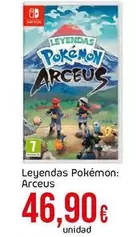 Oferta de Pokemon - Leyendas Pokémon: Arceus por 46,9€ en Froiz