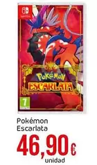 Oferta de Pokemon - Pokémon Escarlata por 46,9€ en Froiz